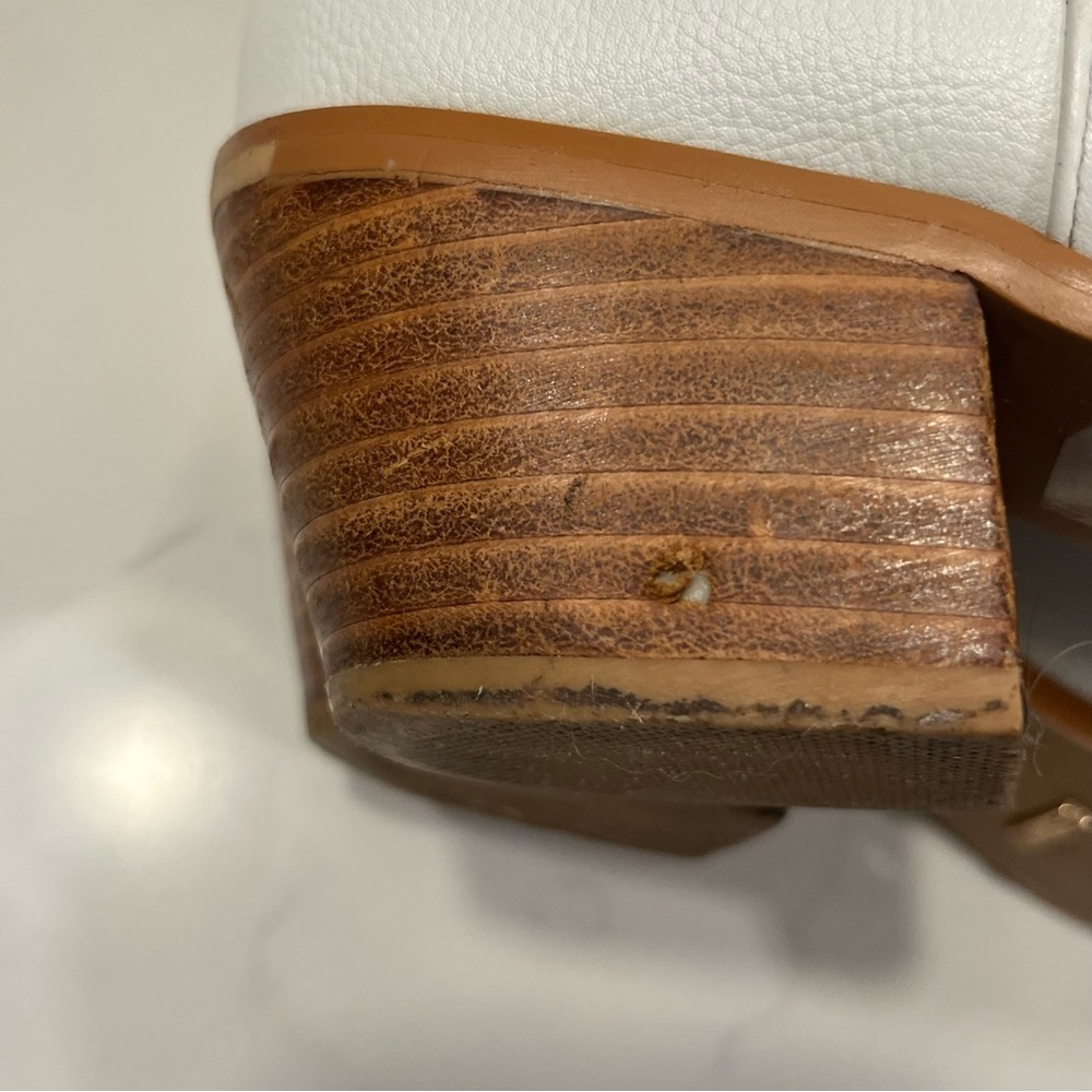 Bellini Urson White Western Style Boots 6 - Picture 14 of 16